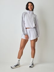 adidas Lilac Purple x Originals Ruffle Training Shorts - Image 2 of 6