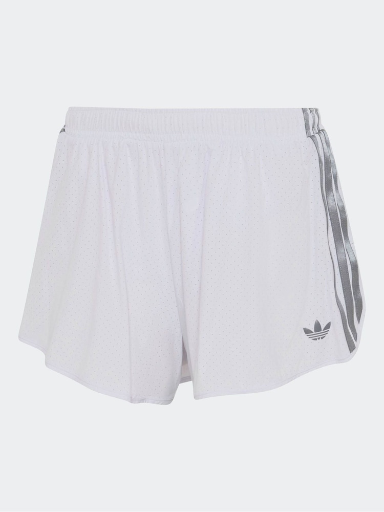 adidas Lilac Purple x Originals Ruffle Training Shorts - Image 6 of 6