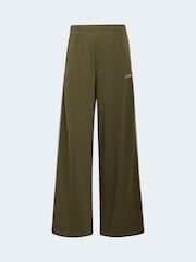 adidas Olive Green Colourpop Wide Leg Joggers - Image 6 of 6