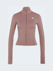 adidas Brown Studio Full Zip Jacket - Image 6 of 6