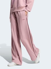 adidas Mauve Purple Colourpop Wide Leg Joggers - Image 1 of 6