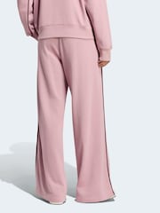 adidas Mauve Purple Colourpop Wide Leg Joggers - Image 2 of 6