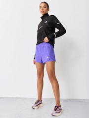 adidas Purple Workout Essentials 2In1 Shorts - Image 2 of 5