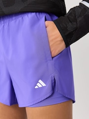 adidas Purple Workout Essentials 2In1 Shorts - Image 4 of 5