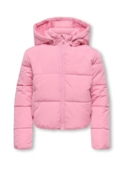ONLY KIDS Pink Short Puffer Jacket - Image 5 of 8