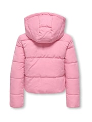 ONLY KIDS Pink Short Puffer Jacket - Image 6 of 8