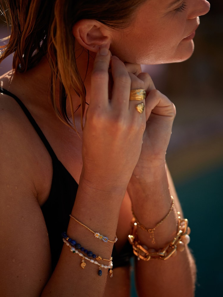 Anni Lu Yellow Bluebell Bloom Bracelet - Image 3 of 3