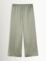 By Malene Birger Green Cabello Satin Wide Leg Trousers - Image 1 of 1