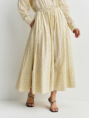 By Malene Birger White Pheo Polka Dot Midi Skirt - Image 3 of 6