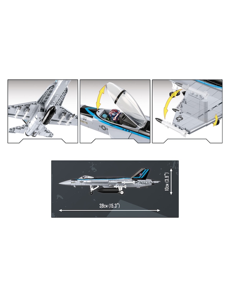 Cobi Top Gun F/A-18E Super Hornet Model - Image 2 of 5