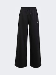 adidas Originals Black Wide Leg Joggers - Image 1 of 6