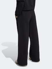 adidas Originals Black Wide Leg Joggers - Image 2 of 6