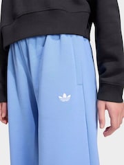 adidas Originals Blue Wide Leg Joggers - Image 5 of 6