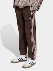adidas Originals Brown Loose Paisley Joggers - Image 1 of 6