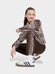 adidas Originals Brown Loose Paisley Joggers - Image 3 of 6