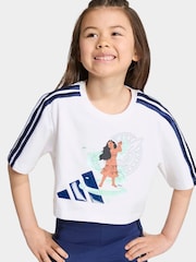adidas White Moana T-Shirt - Image 4 of 6
