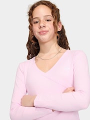 adidas Originals Pink Slim Long Sleeves T-Shirt - Image 4 of 5