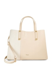 Dune London Cream Large Dorry Premium Tote Bag - Image 1 of 4