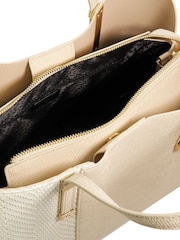 Dune London Cream Large Dorry Premium Tote Bag - Image 3 of 4