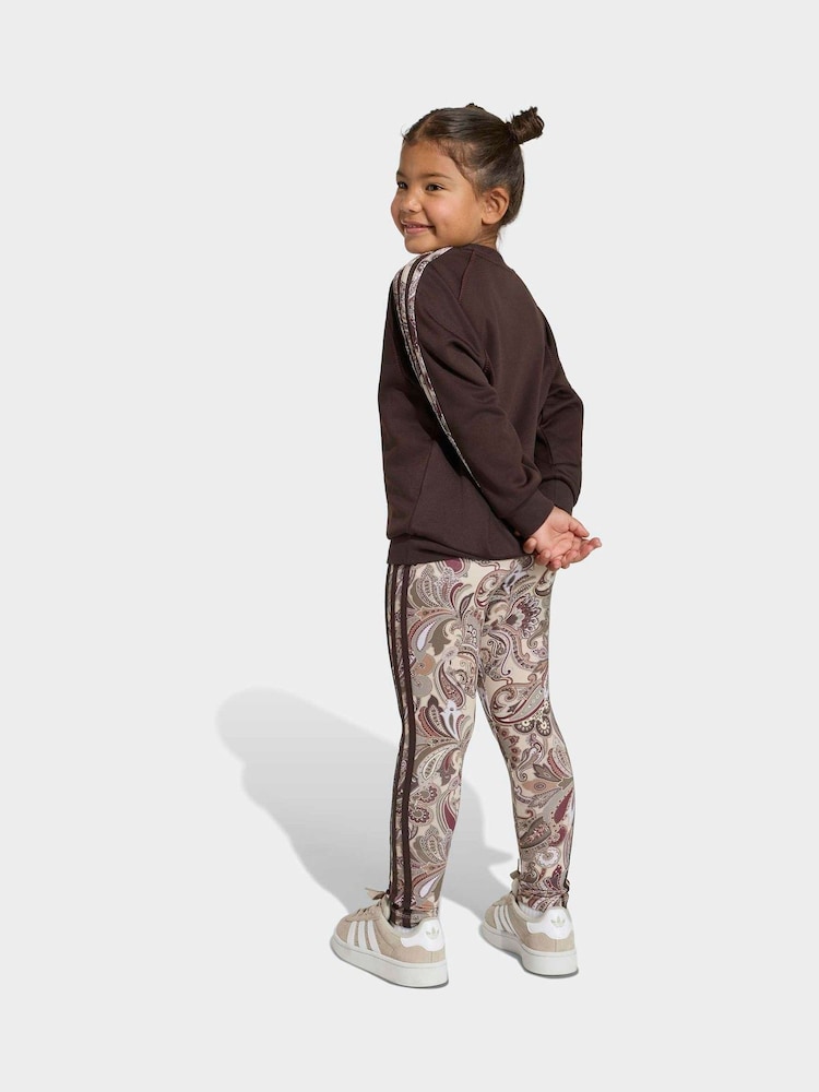 adidas Originals Brown Crew Joggers - Image 2 of 8 adidas Originals Brown Crew Joggers - Image 2 of 8
