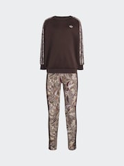 adidas Originals Brown Crew Joggers - Image 7 of 8
