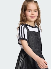 adidas Originals Black Denim Dress - Image 4 of 5