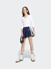 adidas Originals White Slim Long Sleeves T-Shirt - Image 3 of 6