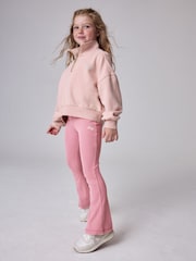 Superdry Pink Sweat Top & Leggings Set - Image 1 of 14