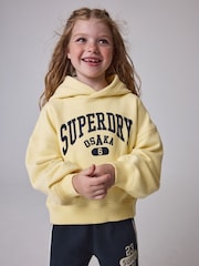 Superdry Yellow/Navy Sweat Top & Leggings Set - Image 2 of 13