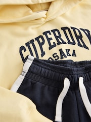 Superdry Yellow/Navy Sweat Top & Leggings Set - Image 9 of 13
