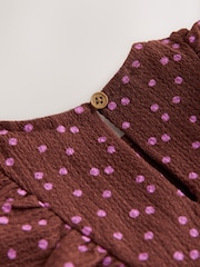 Brown Tiered Summer Dress (3mths-7yrs) - Image 8 of 8