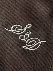 Superdry Brown Flared Leggings Sweat Top & Joggers Set - Image 12 of 13