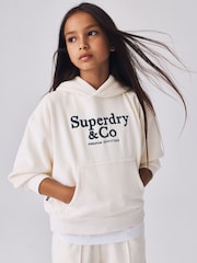 Superdry Cream Sweatshirt & Joggers Set - Image 2 of 14
