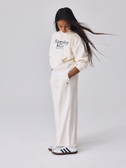 Superdry Cream Sweatshirt & Joggers Set - Image 3 of 14