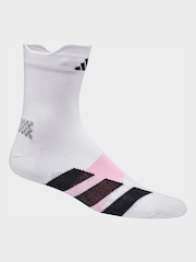 adidas White RUN ADIZ QRTR Socks - Image 1 of 1