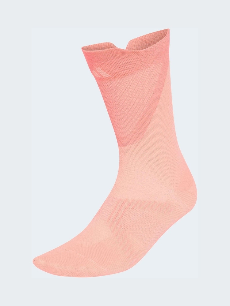 adidas Pink Run Light Crew Socks - Image 1 of 4