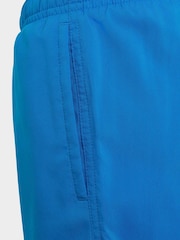 adidas Bright Blue Essentials  Youth Shorts - Image 3 of 5