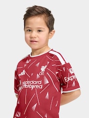 adidas Red Liverpool Fc 26/27 Home Kids Top & Short Set - Image 2 of 12