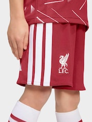 adidas Red Liverpool Fc 26/27 Home Kids Top & Short Set - Image 5 of 12