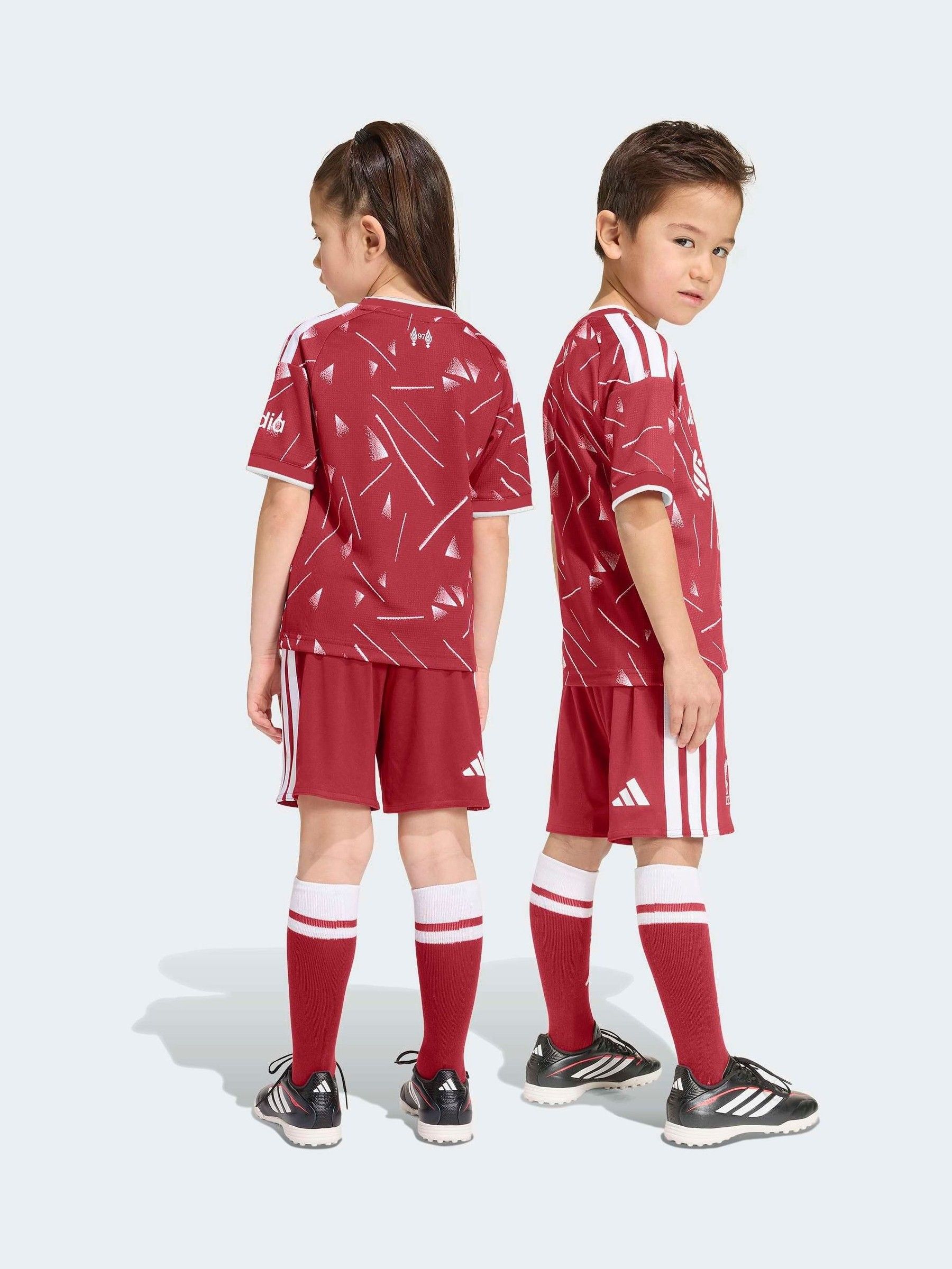 Buy adidas Red Liverpool Fc 26/27 Home Kids Top & Short Set from