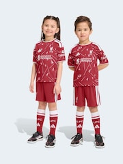 adidas Red Liverpool Fc 26/27 Home Kids Top & Short Set - Image 7 of 12