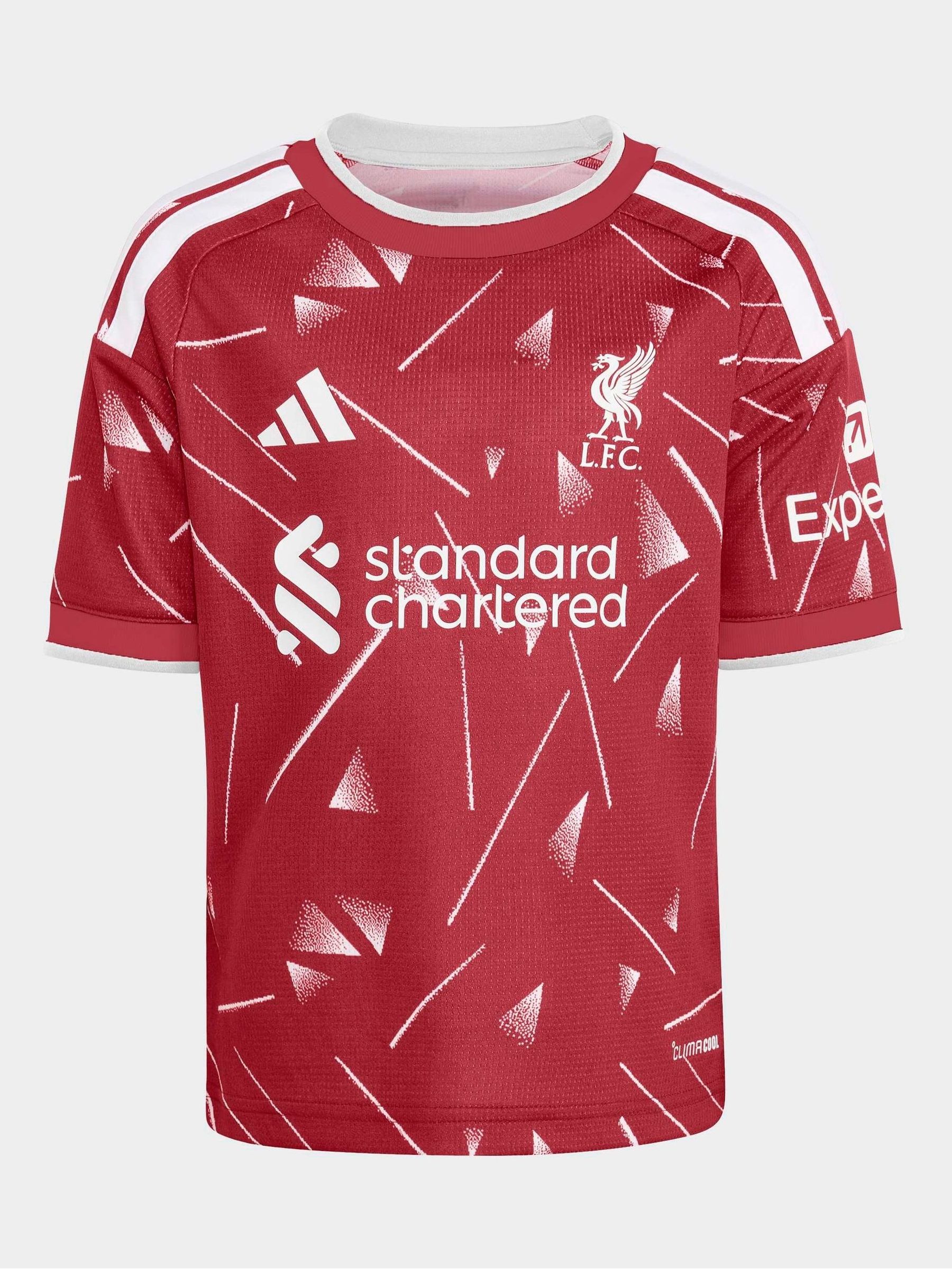 Buy adidas Red Liverpool Fc 26/27 Home Kids Top & Short Set from