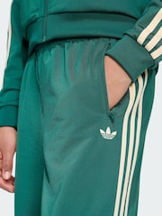 adidas Originals Green Firebird Joggers - Image 4 of 5