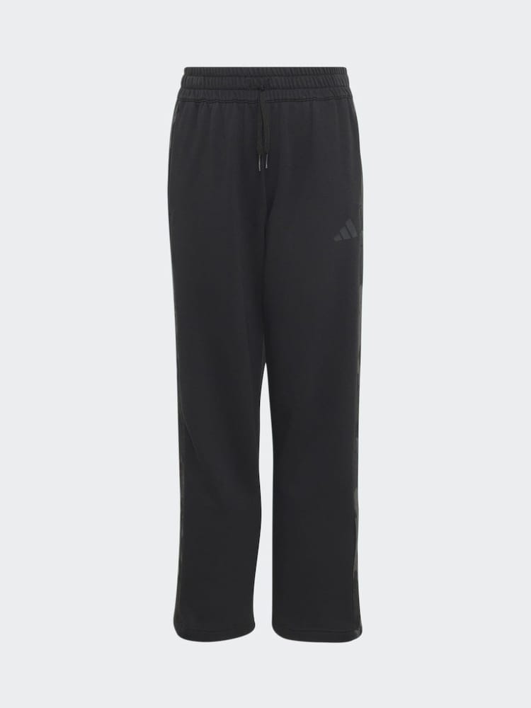 adidas Black Essentials Camo 3 Stripe Joggers - Image 1 of 5 adidas Black Essentials Camo 3 Stripe Joggers - Image 1 of 5