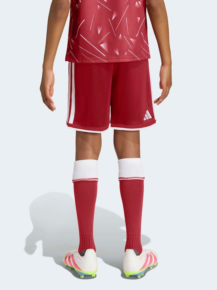 adidas Red Liverpool FC Home Youth Shorts - Image 2 of 8