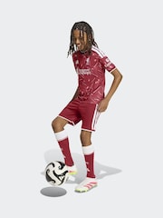 adidas Red Liverpool FC Home Youth Shorts - Image 4 of 8