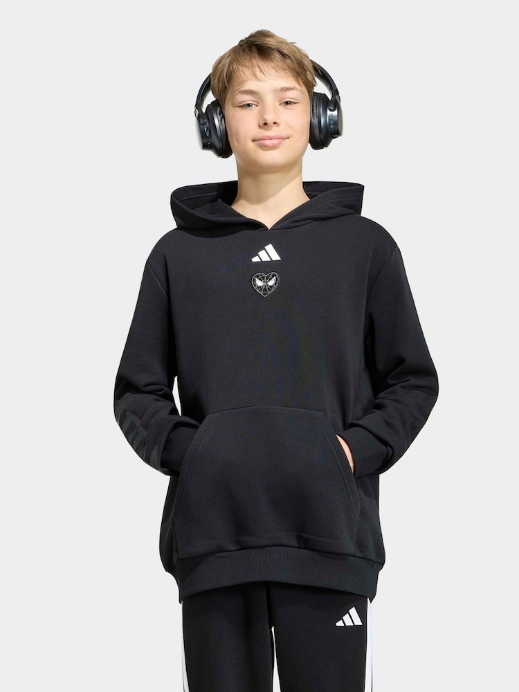 adidas Black Spiderman Graphic Hoodie - Image 1 of 6