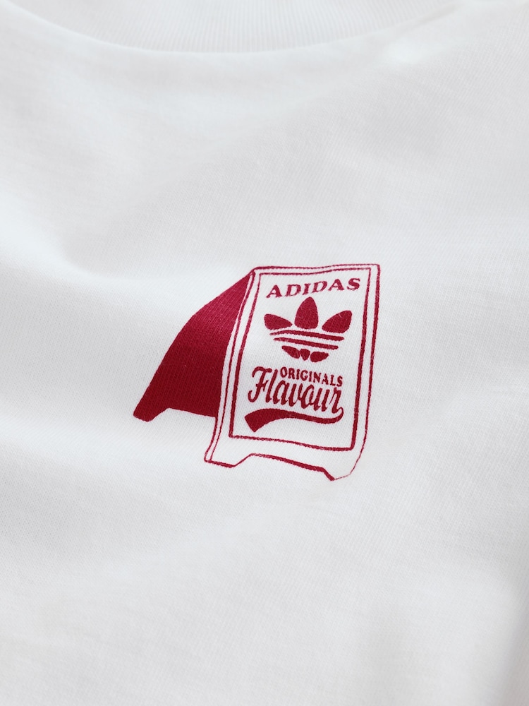 adidas Originals White Loose T-Shirt - Image 7 of 7