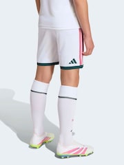 adidas White Kids Real Madrid 26/27 Home Shorts - Image 2 of 7