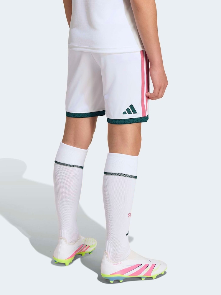 adidas White Kids Real Madrid 26/27 Home Shorts - Image 2 of 7